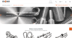 Desktop Screenshot of inoxa.pl